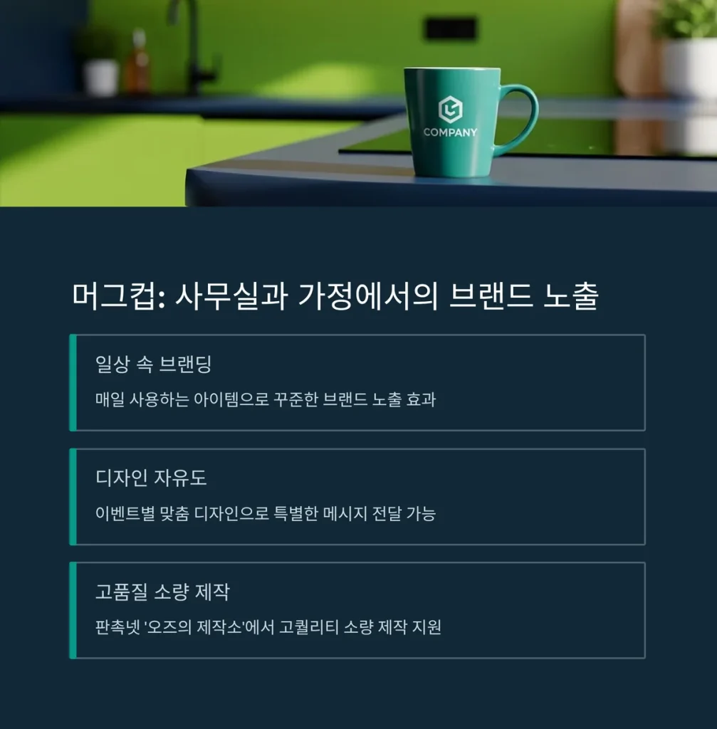 기념품 소량제작 머그컵 답례품 소량제작