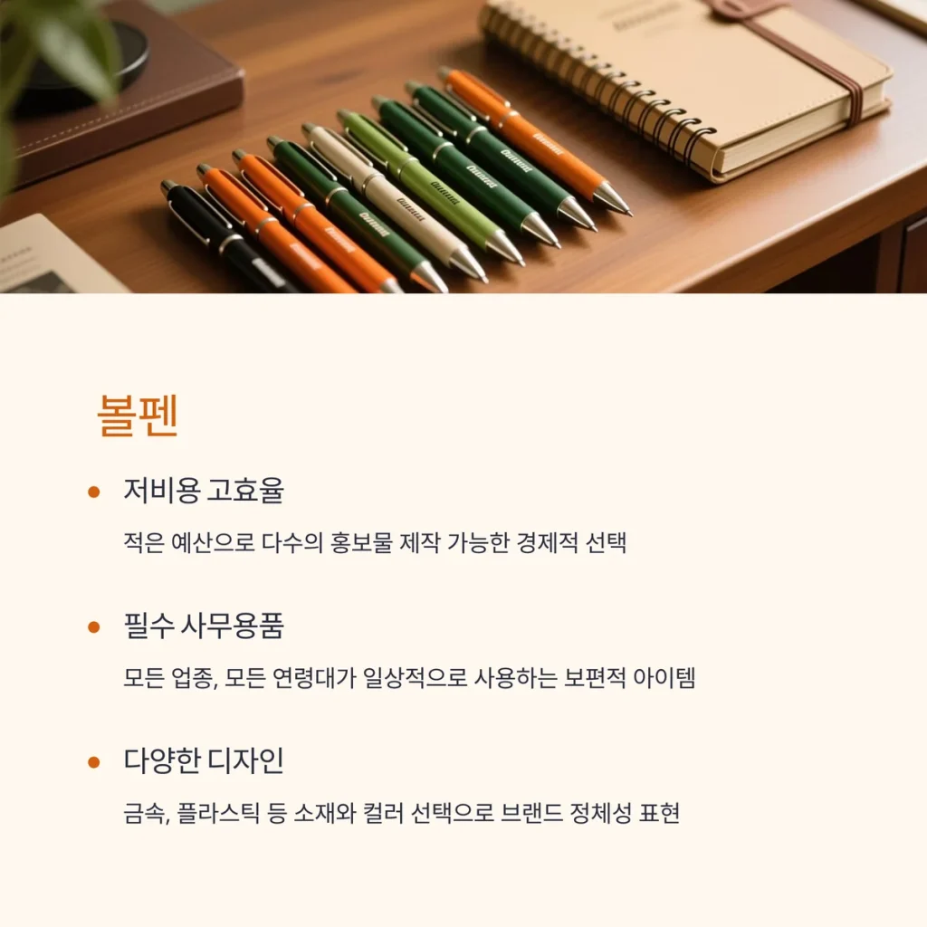홍보물 제작 볼펜 대량주문