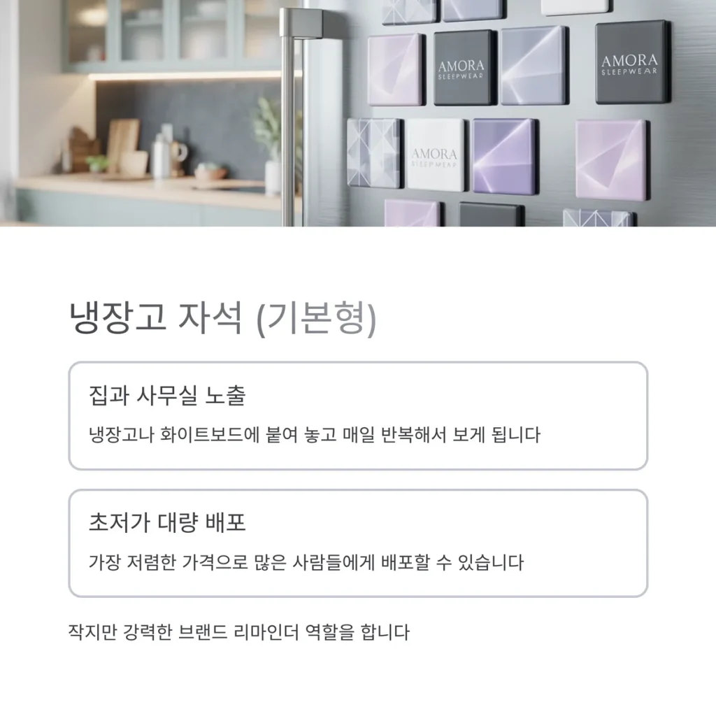 판촉홍보물 제작 냉장고 자석 주문제작