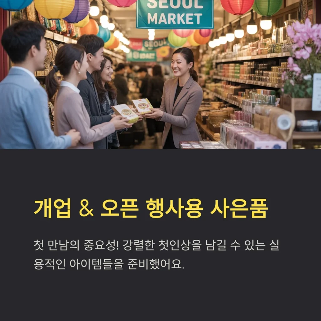 사은품 제작 오픈행사사은품 개업 판촉물